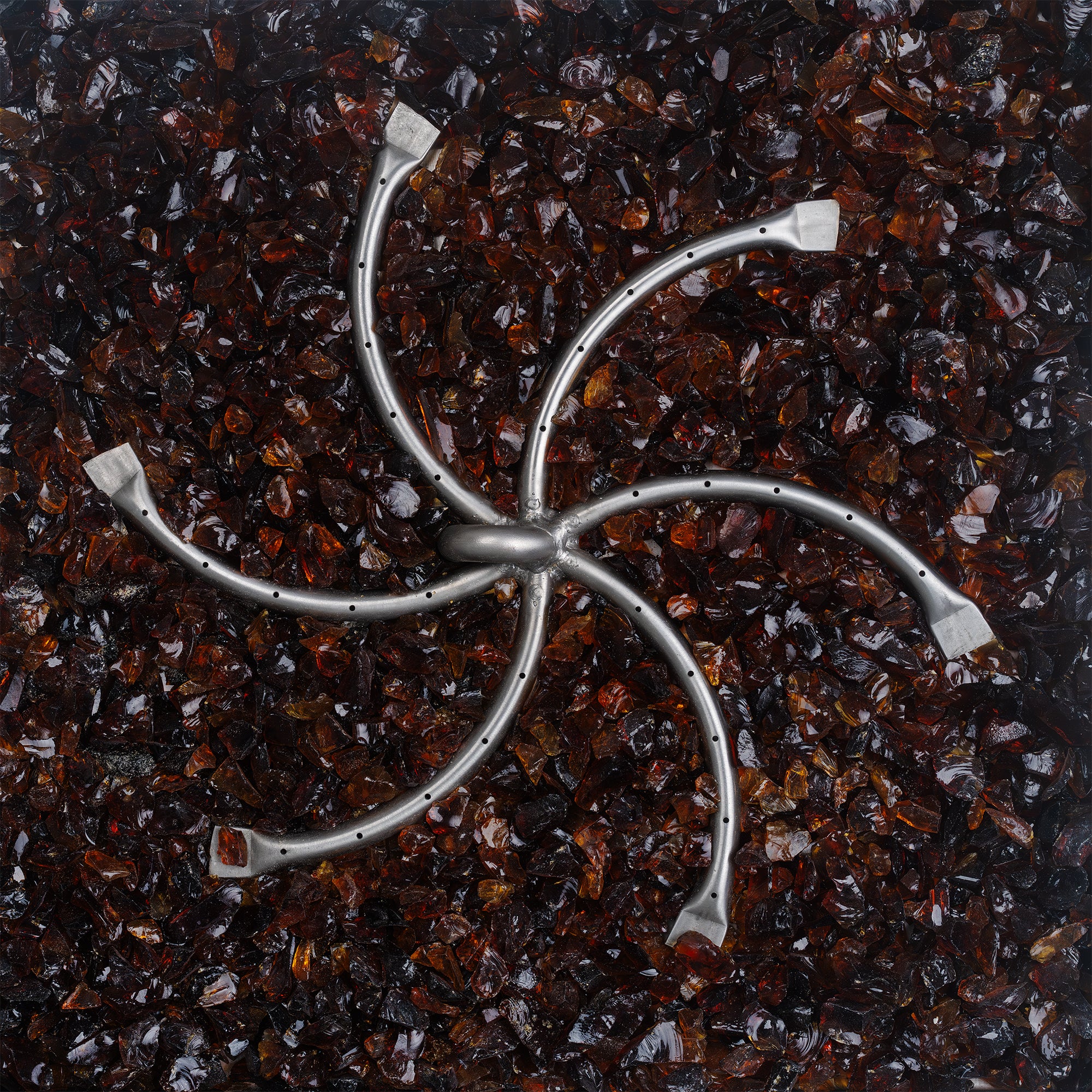 The Outdoor Plus - Amber Glass 1/2" to 3/4" | 25 lb Bag