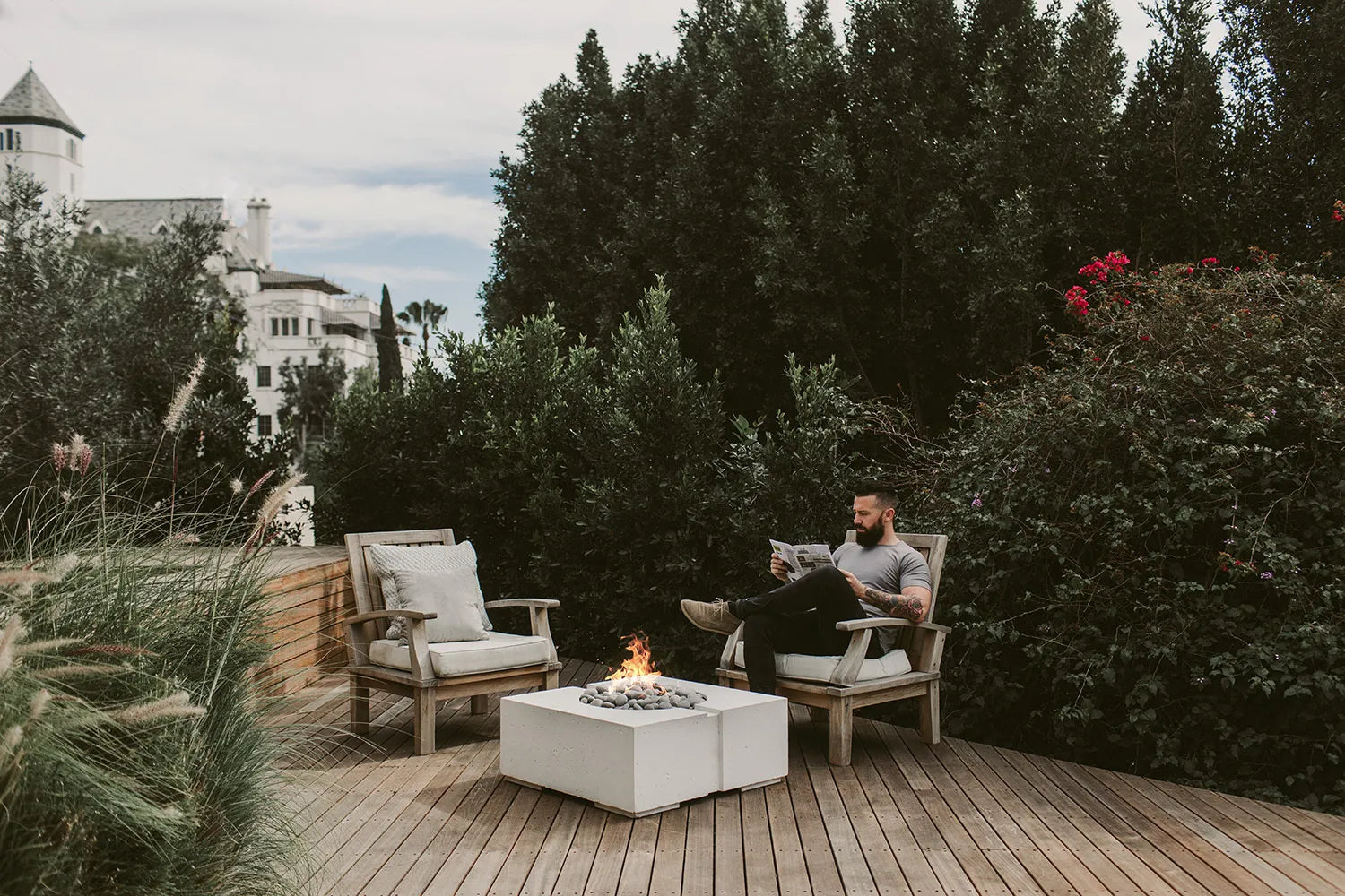 HPC - Bravo Lightweight Concrete Fire Pit