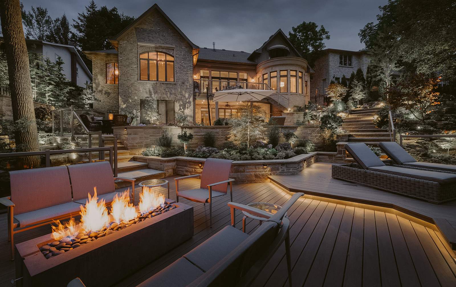 HPC - Avera 60" Lightweight Concrete Fire Pit