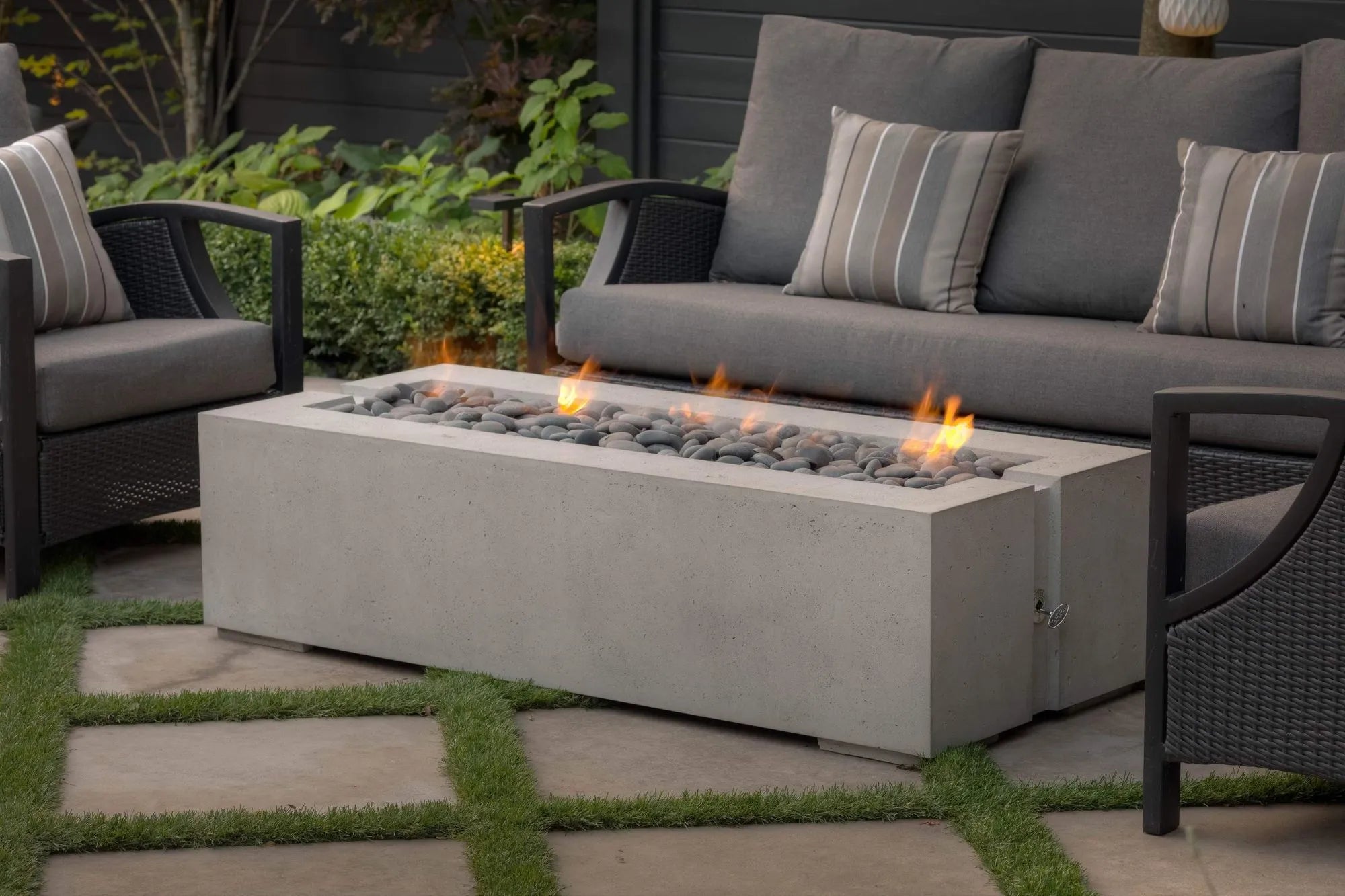 HPC - Avera 60" Lightweight Concrete Fire Pit
