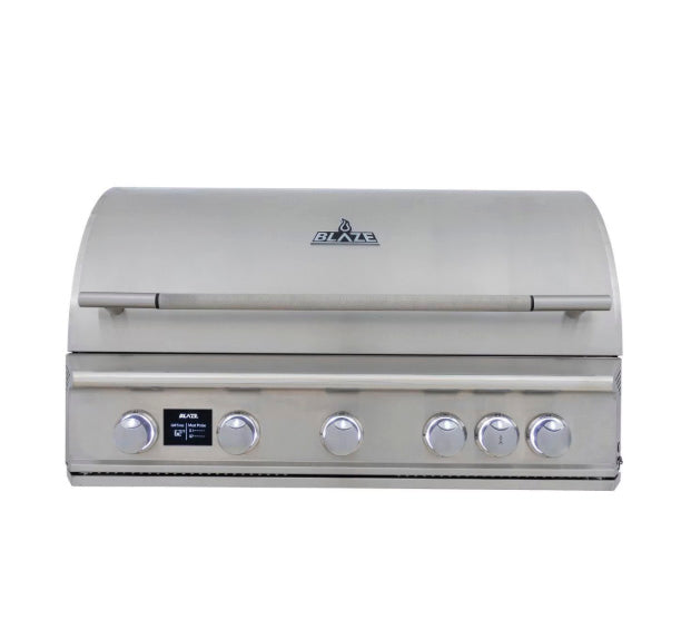 Blaze LTE PRO 40" 5-Burner Built-In Gas Grill w/ Digital Temperature Screen & Rotisserie - BLZ-5LTEPRO-NG