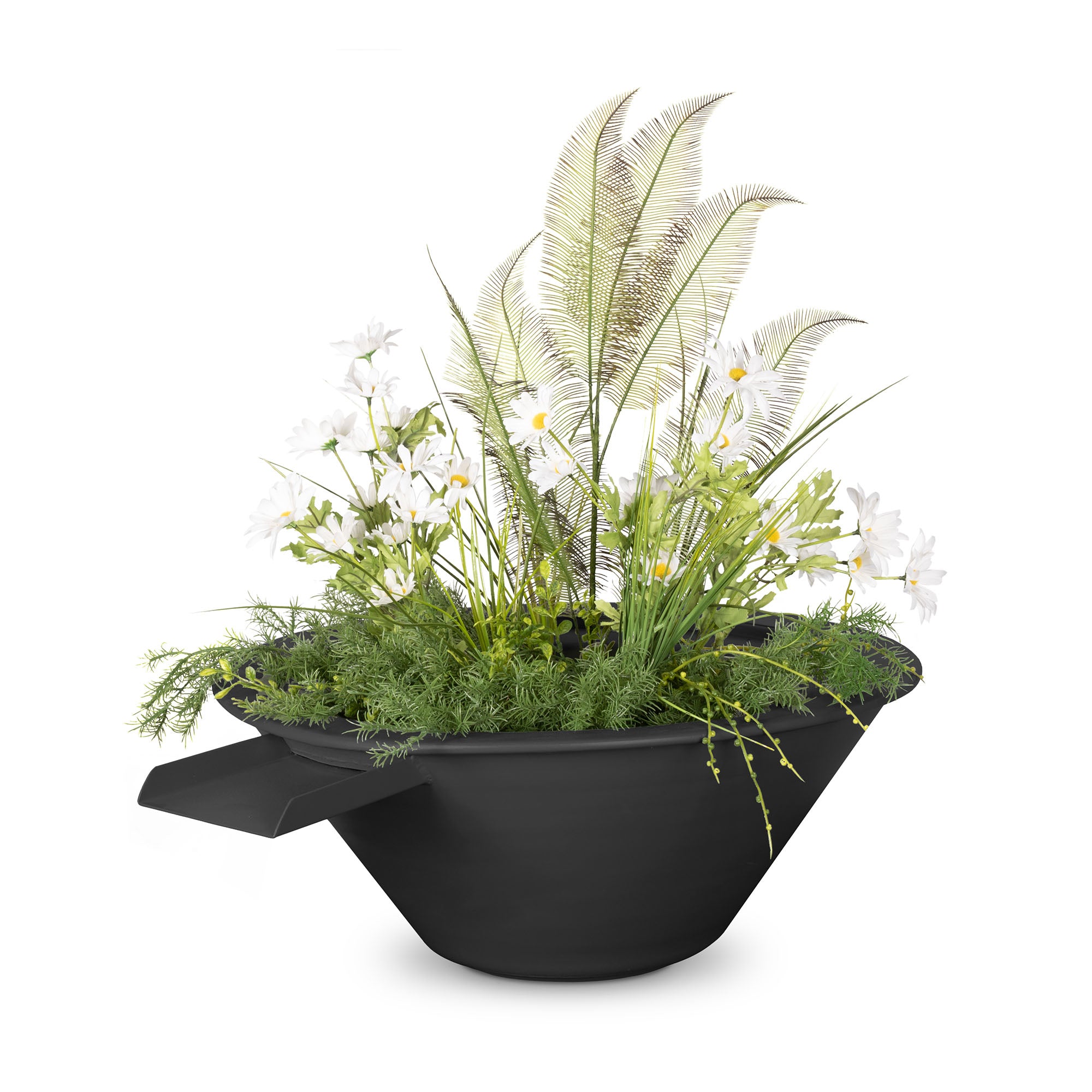 The Outdoor Plus Cazo Planter & Water Bowl – Powder Coat Metal