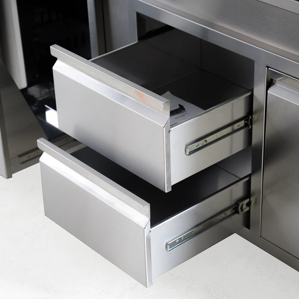 Videl USA - Combo Door & Drawers – Stainless Steel - 3 Sizes