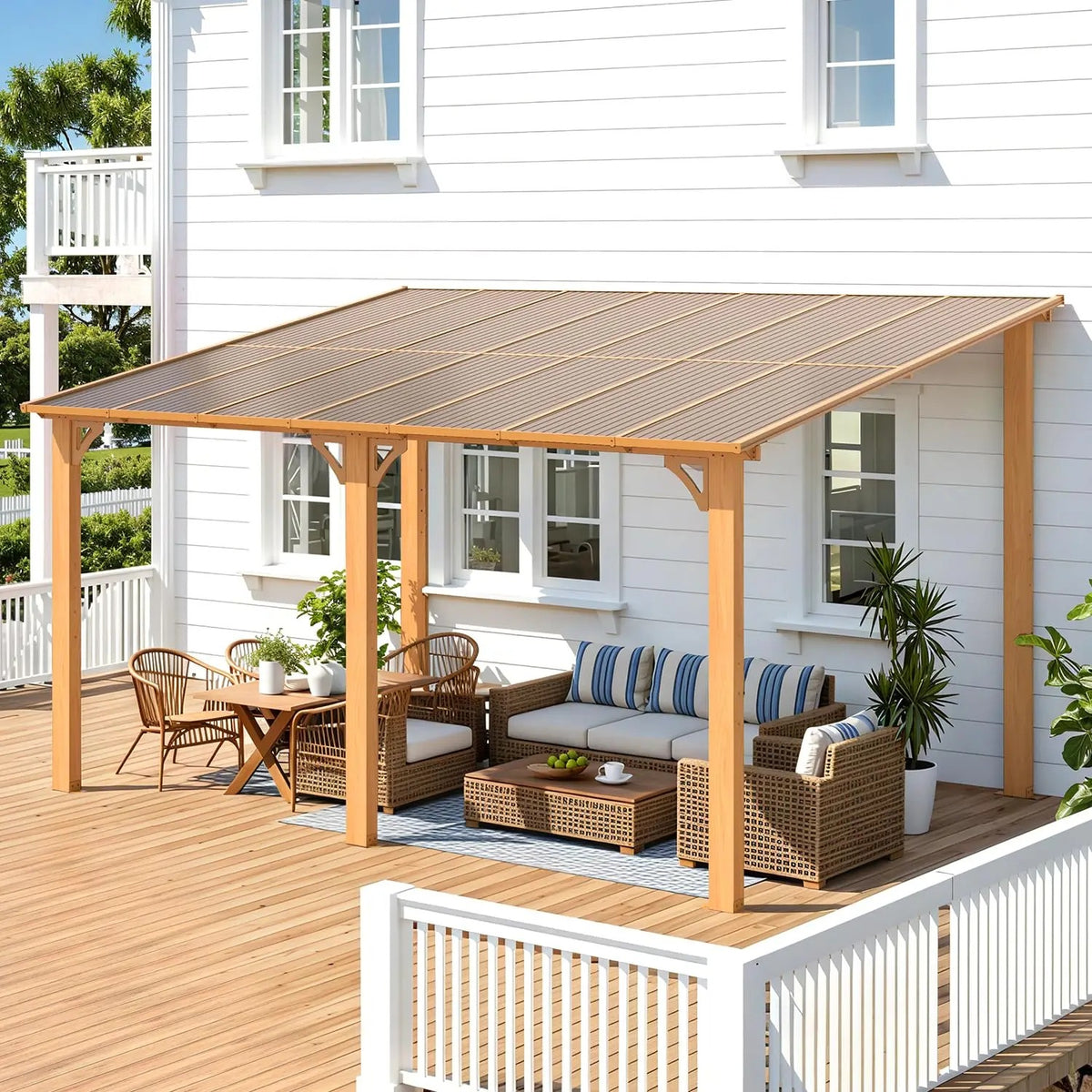 Horizon Wall-Mount Pergola