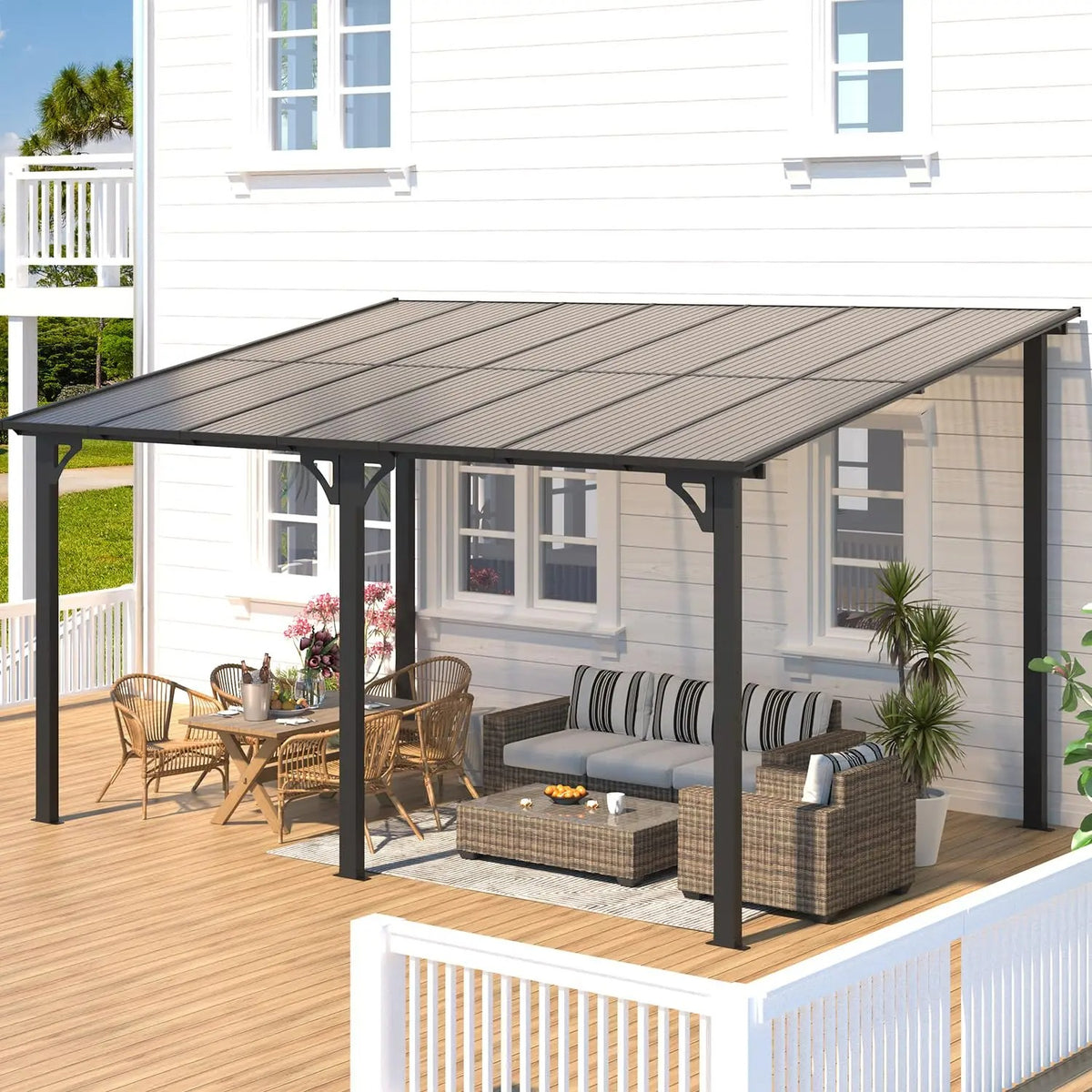 Horizon Wall-Mount Pergola