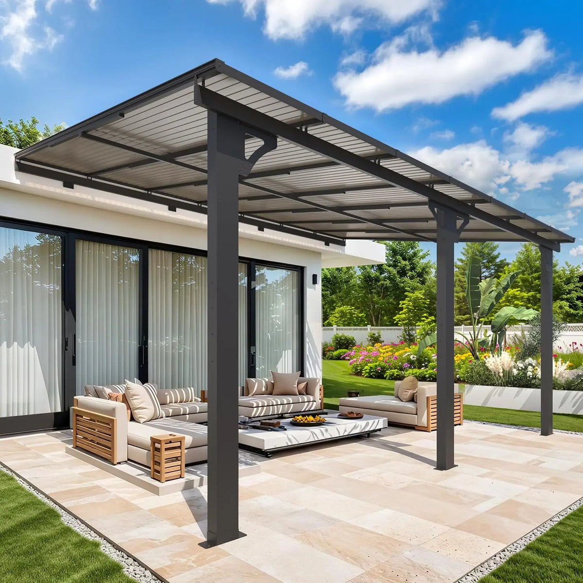 Horizon Wall-Mount Pergola