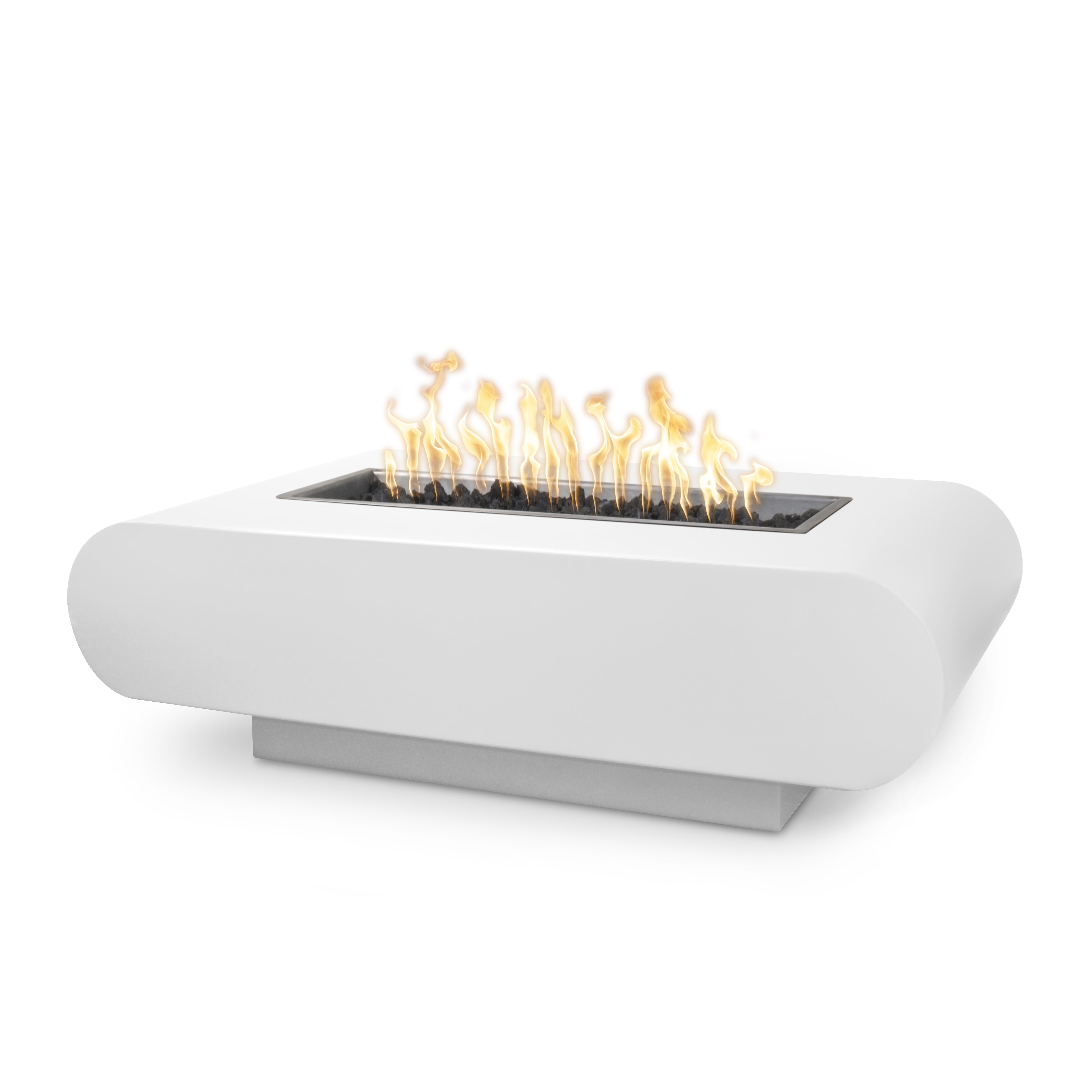 The Outdoor Plus La Jolla 48" x 28" Fire Pit - Powder Coated Metal