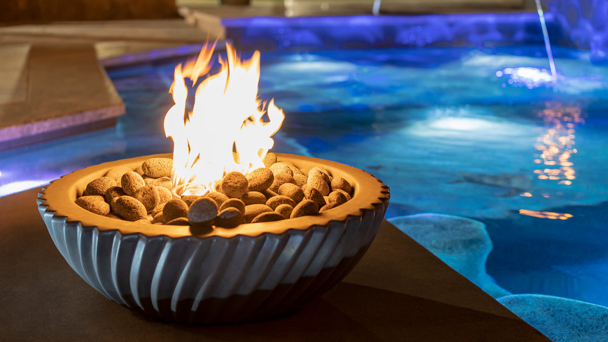 The Outdoor Plus 28" Sedona 2.0 GFRC Fire Bowl