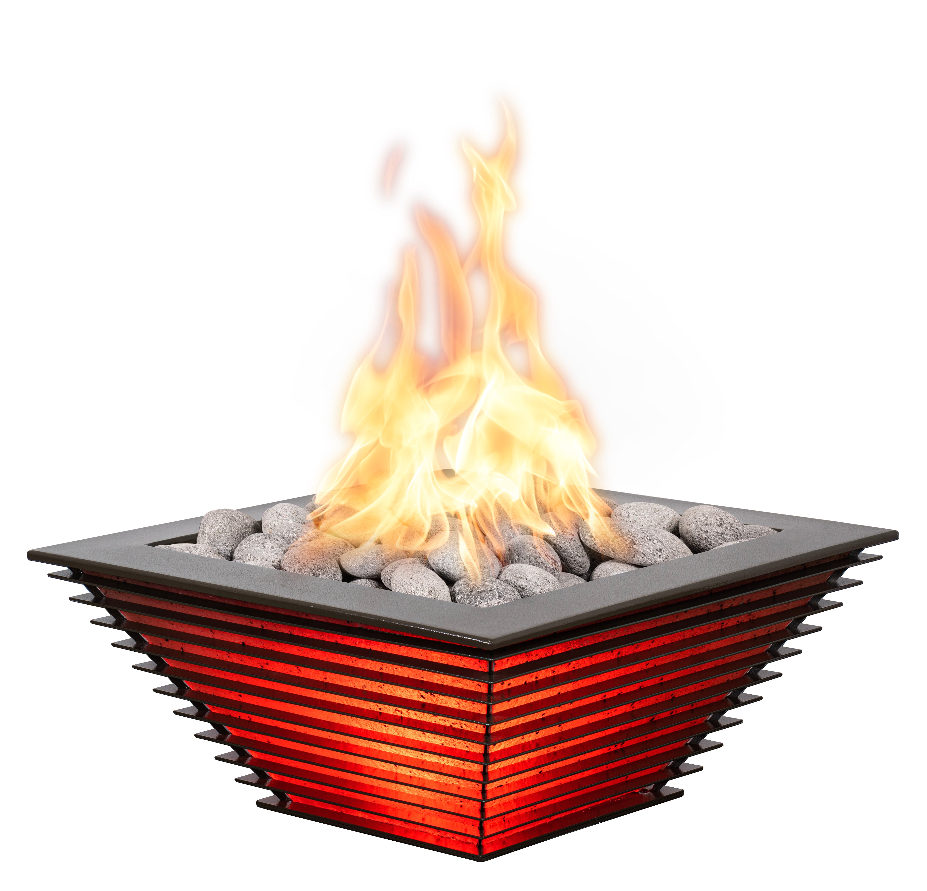 The Outdoor Plus Lighthouse Collection Fire Bowl with LED – Royal Edition