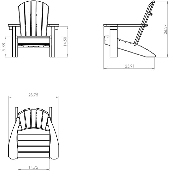 Patiova Lil Adirondack Chair