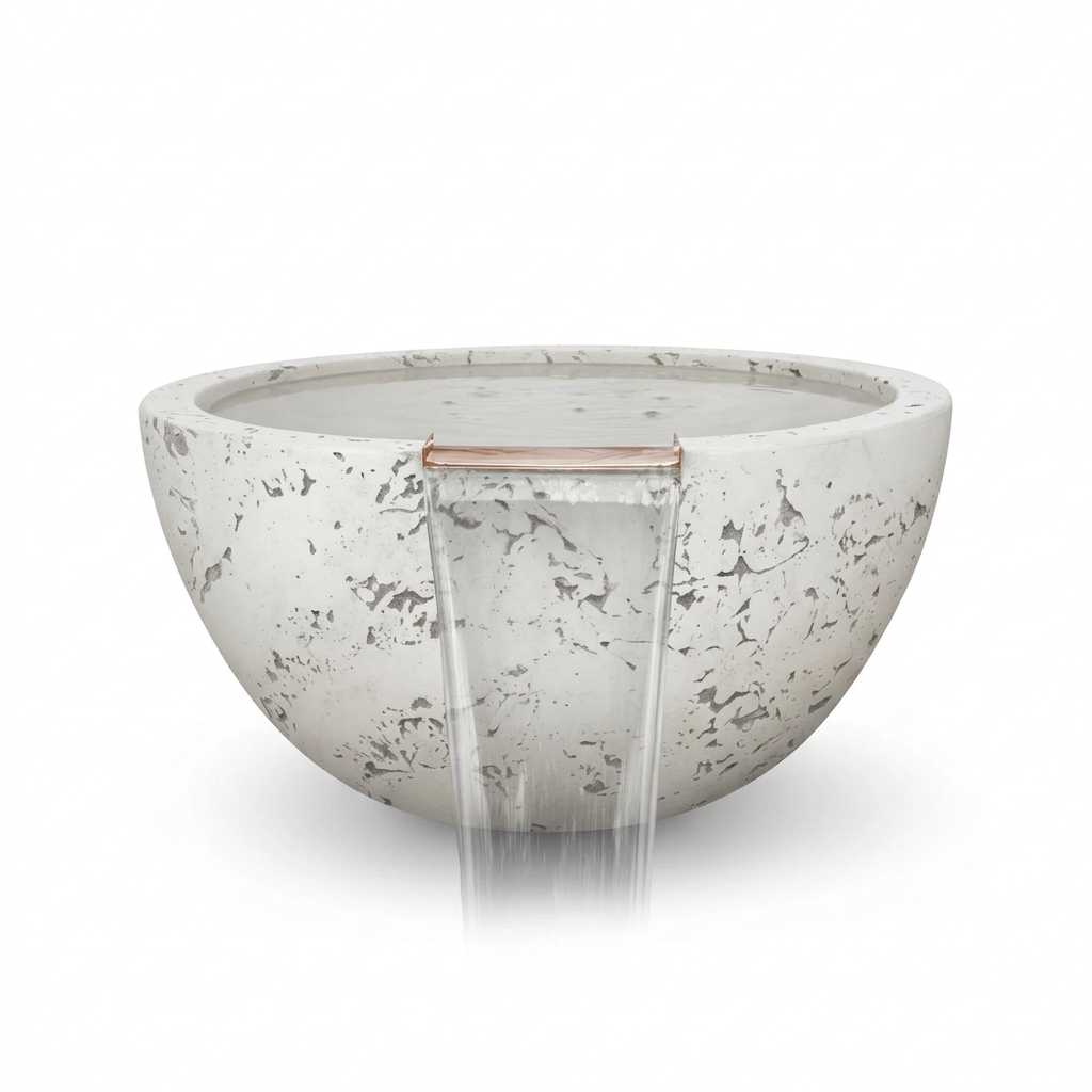 Luna bowl in Rustic White