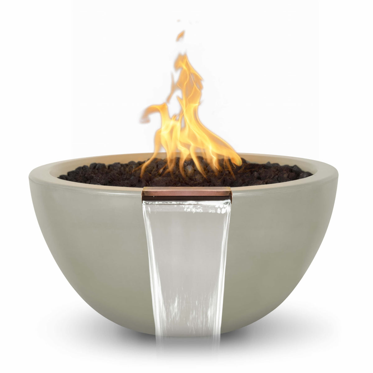The Outdoor Plus Luna GFRC Fire & Water Bowl