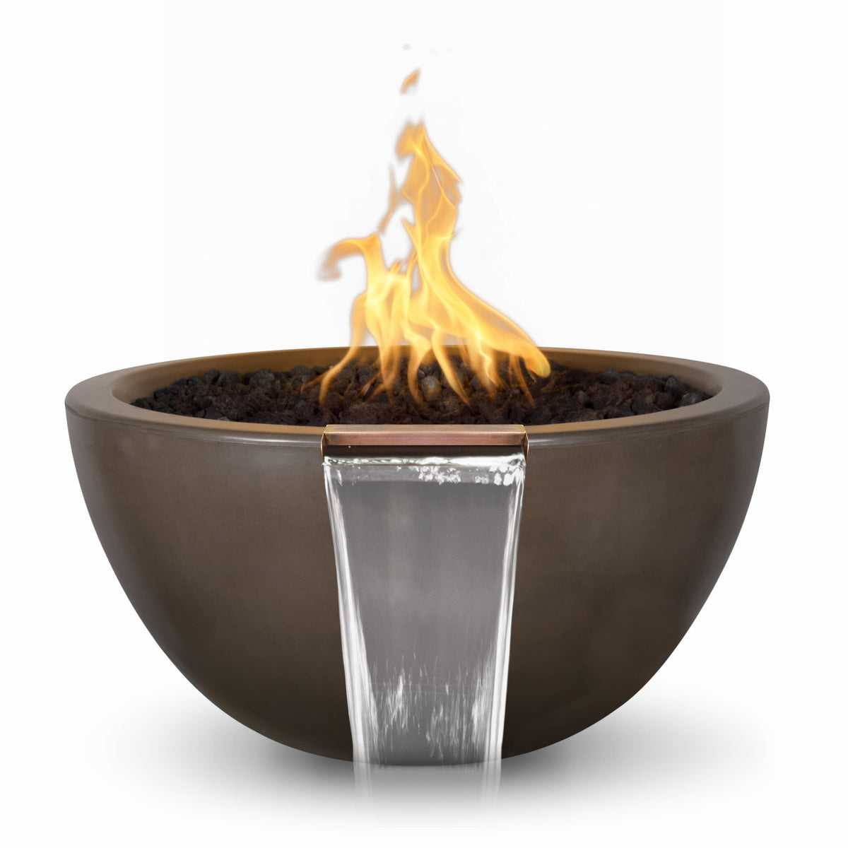 The Outdoor Plus Luna GFRC Fire & Water Bowl