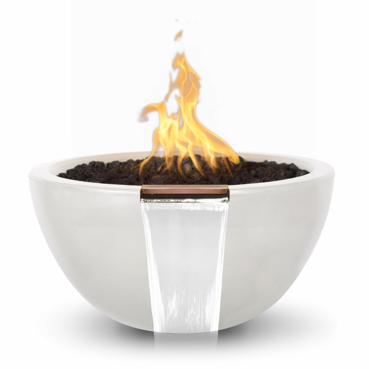 The Outdoor Plus Luna GFRC Fire & Water Bowl