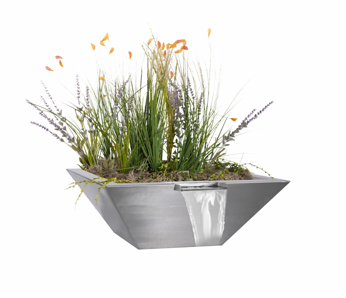 The Outdoor Plus Maya Planter & Water Bowl – Metal Series