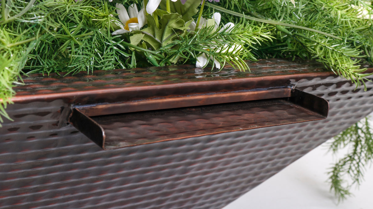 The Outdoor Plus Maya Planter & Water Bowl – Metal Series