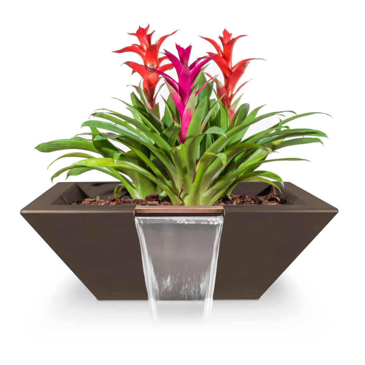 The Outdoor Plus Maya GFRC Planter & Water Bowl