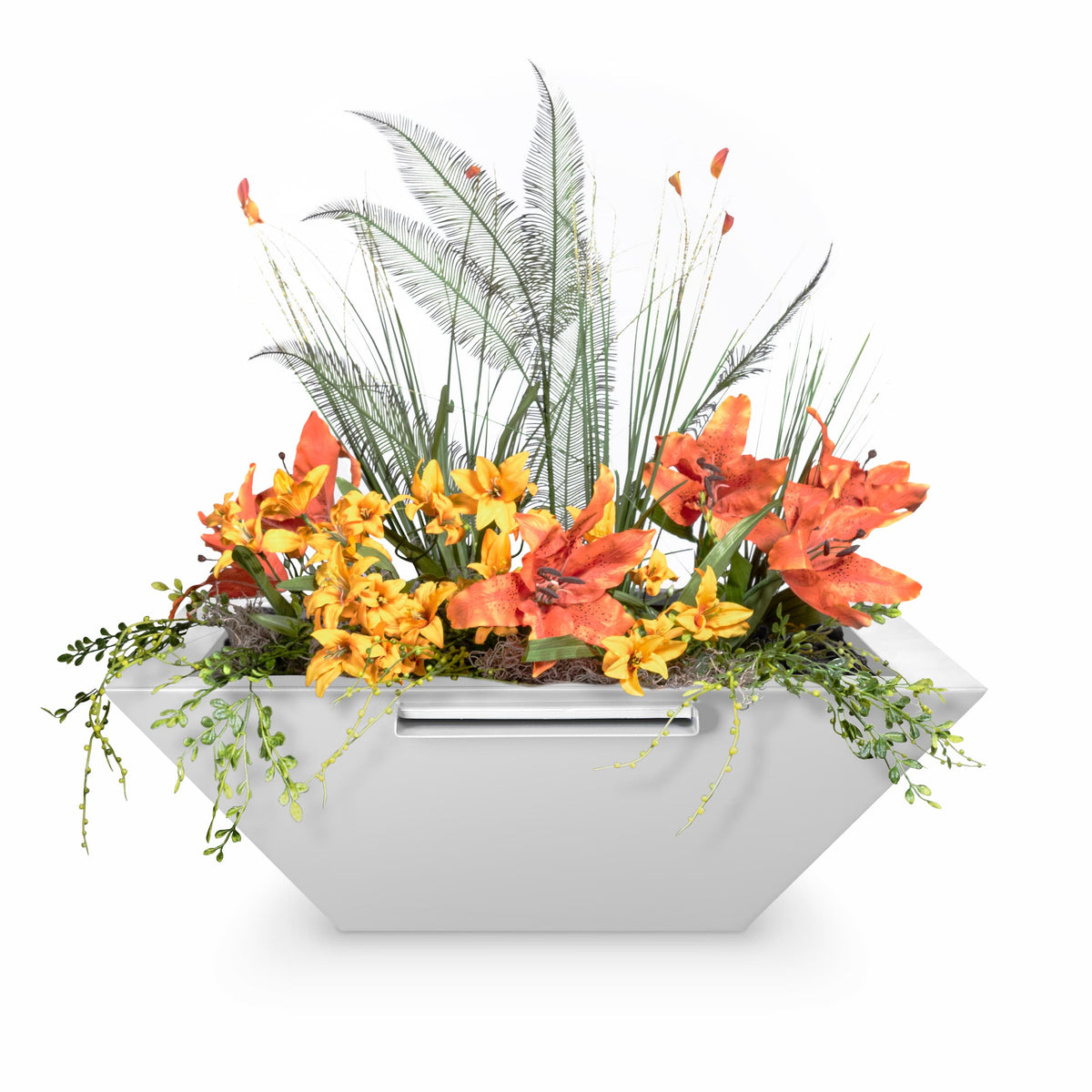 The Outdoor Plus Maya Planter & Water Bowl – Powder Coated