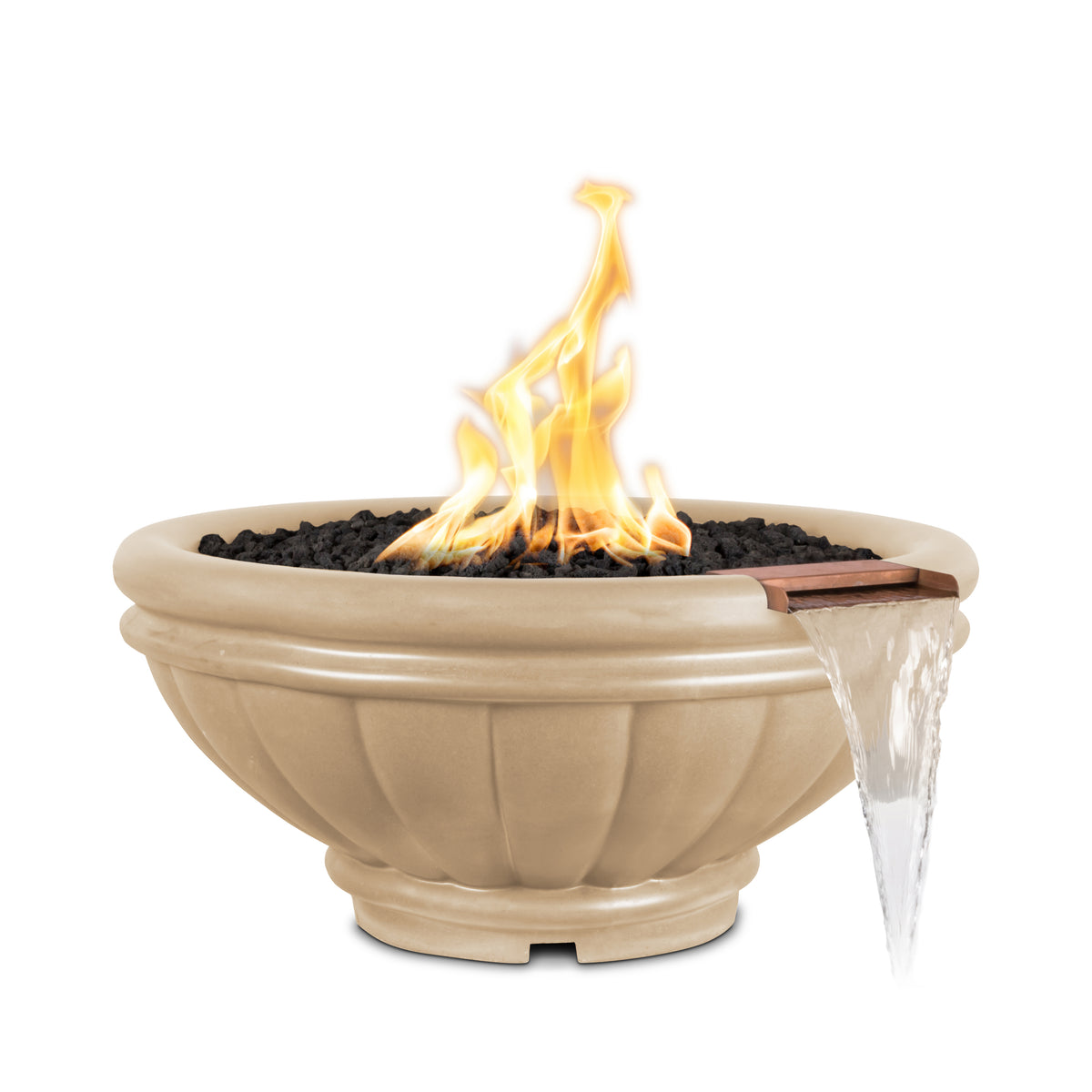 The Outdoor Plus Roma GFRC Fire & Water Bowl
