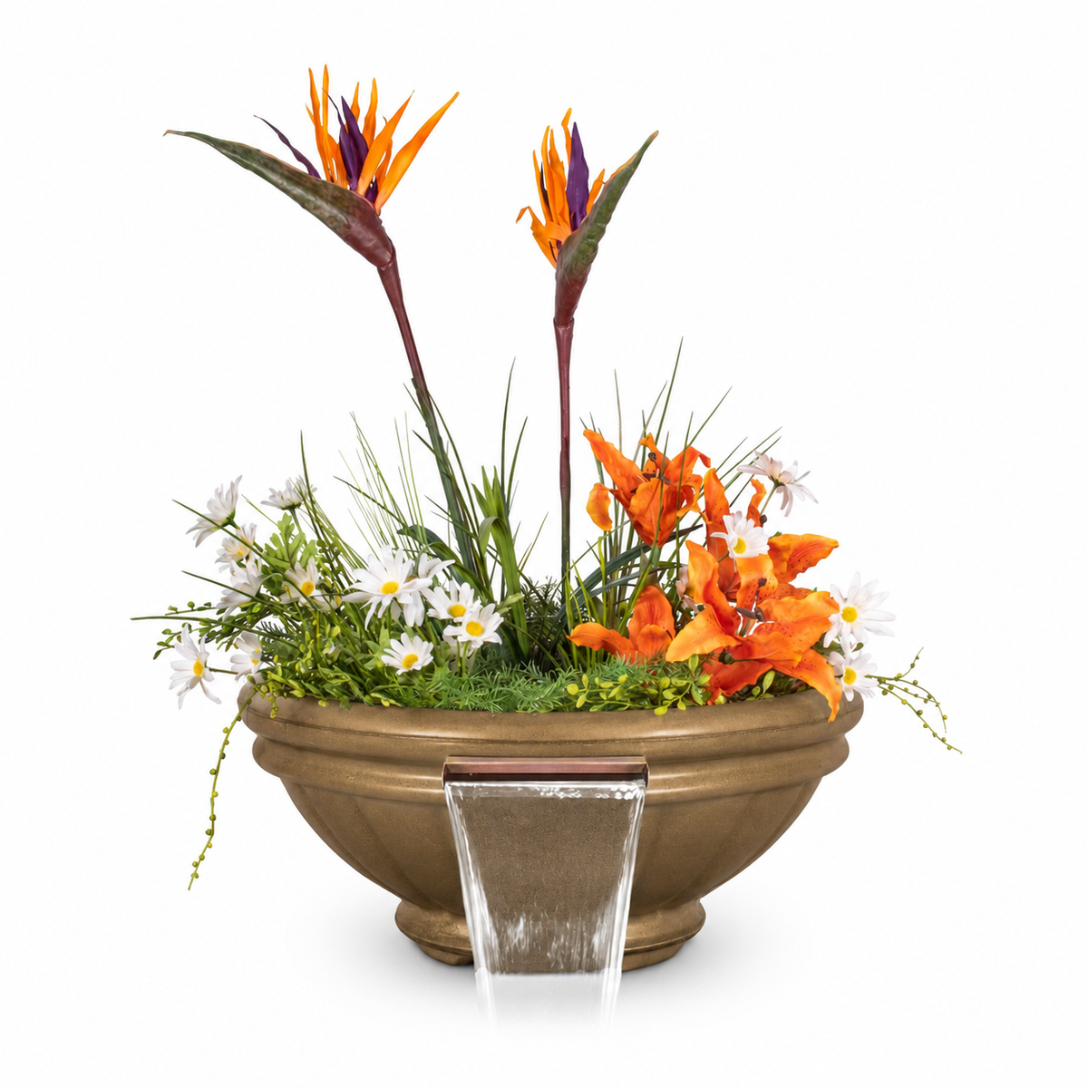 The Outdoor Plus Roma GFRC – Planter & Water Bowl