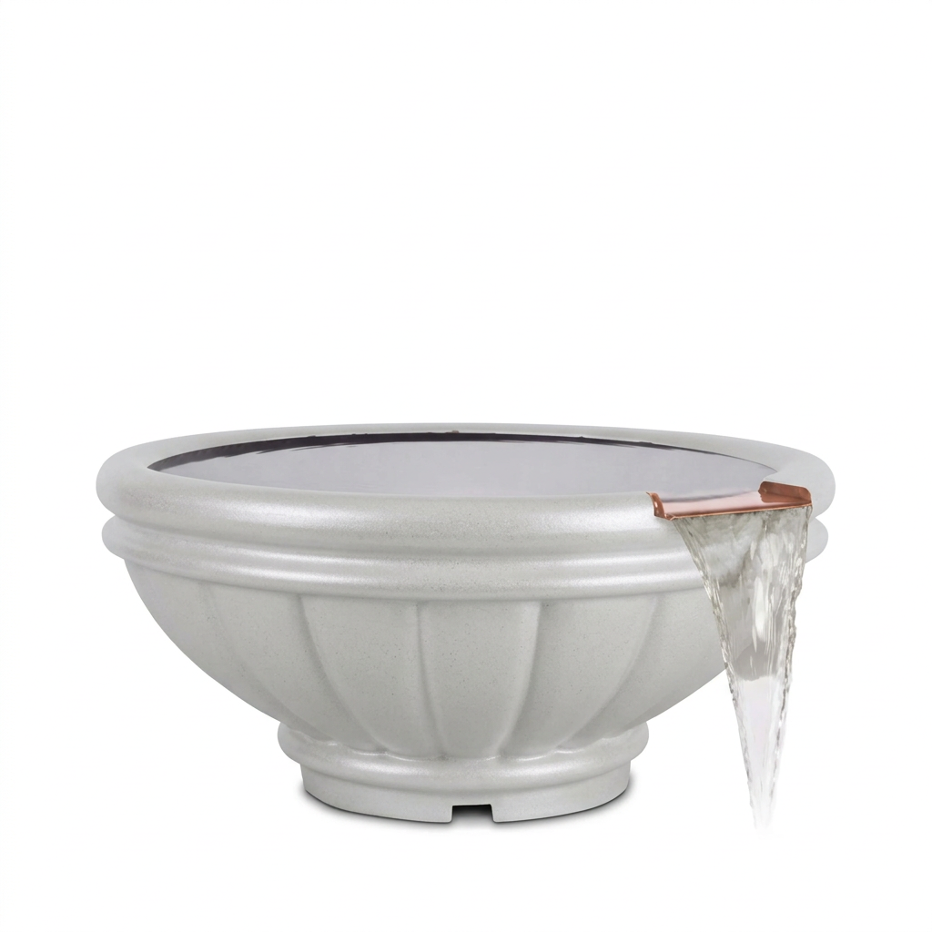 Roma bowl in Metallic Pearl