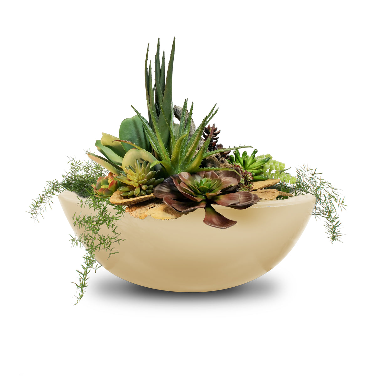 The Outdoor Plus Sedona Planter Bowl – GFRC Concrete