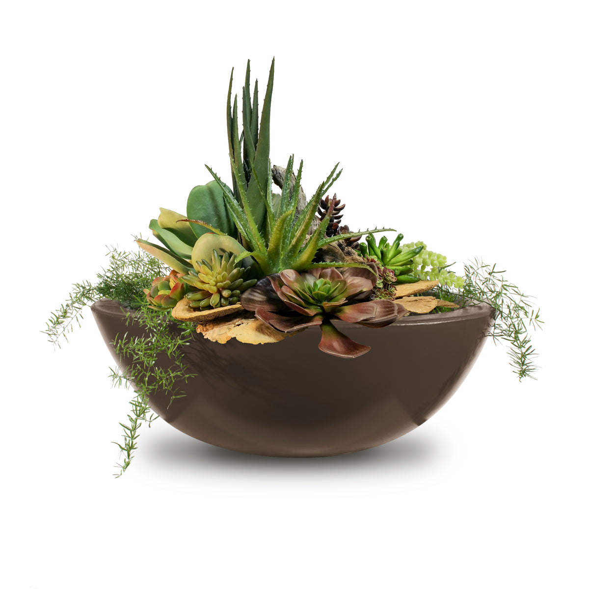 The Outdoor Plus Sedona Planter Bowl – GFRC Concrete