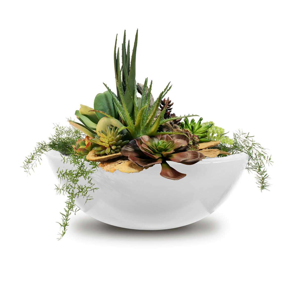 The Outdoor Plus Sedona Planter Bowl – GFRC Concrete