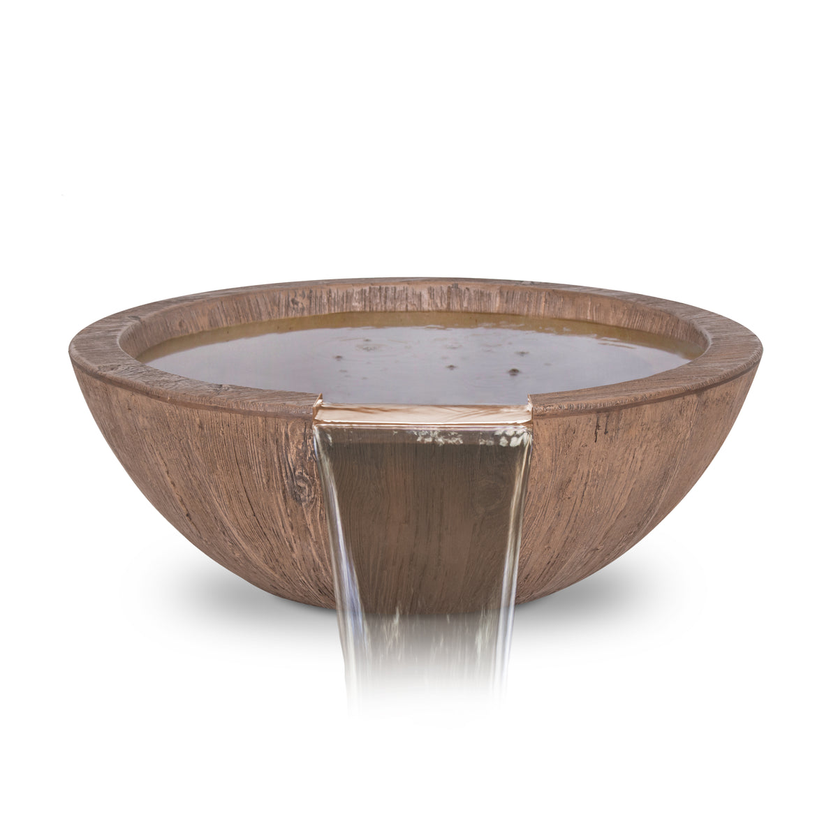 The Outdoor Plus 27" Sedona Woodgrain Water Bowl