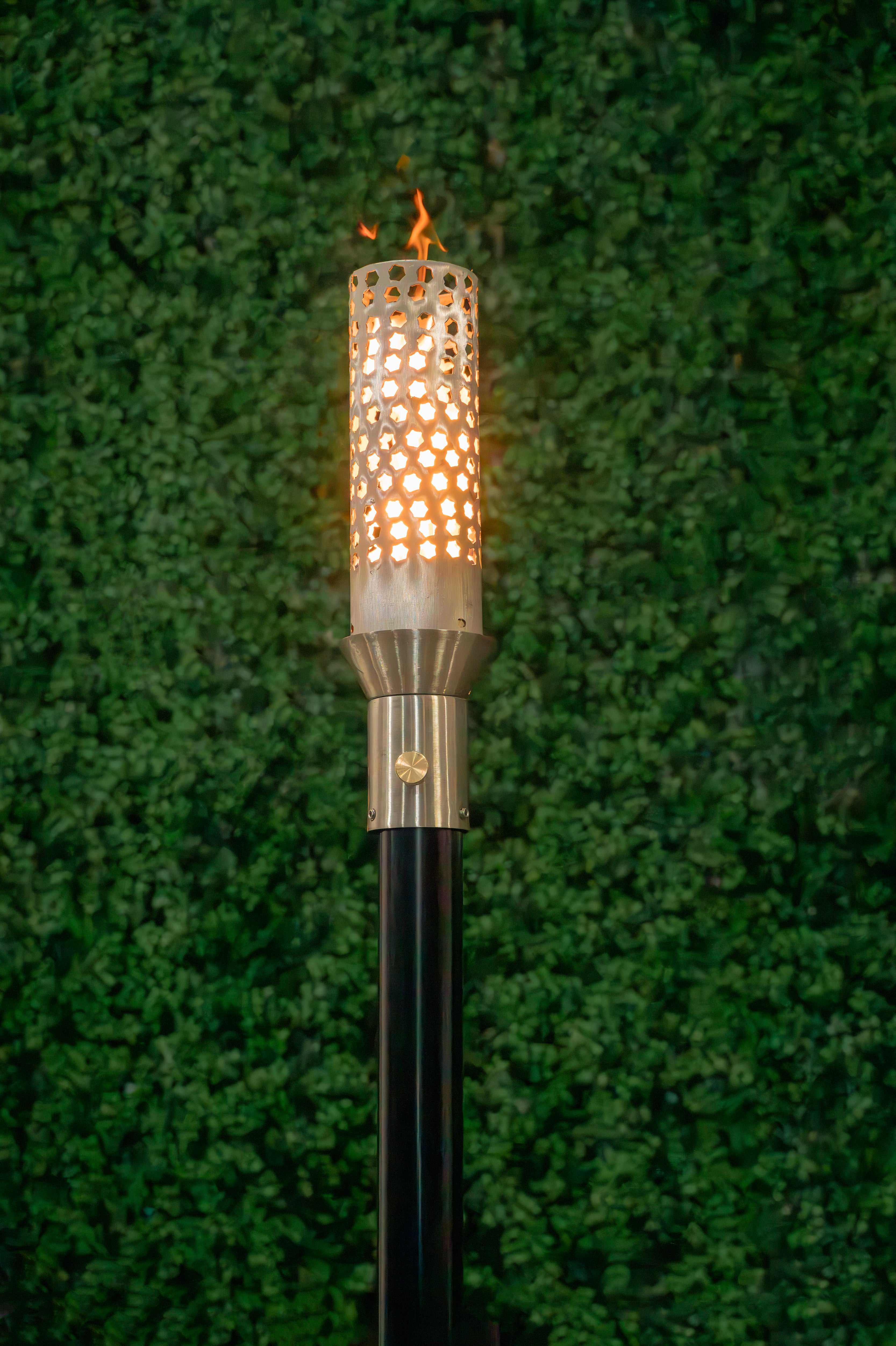 The Outdoor Plus - Honeycomb Torch - Stainless Steel