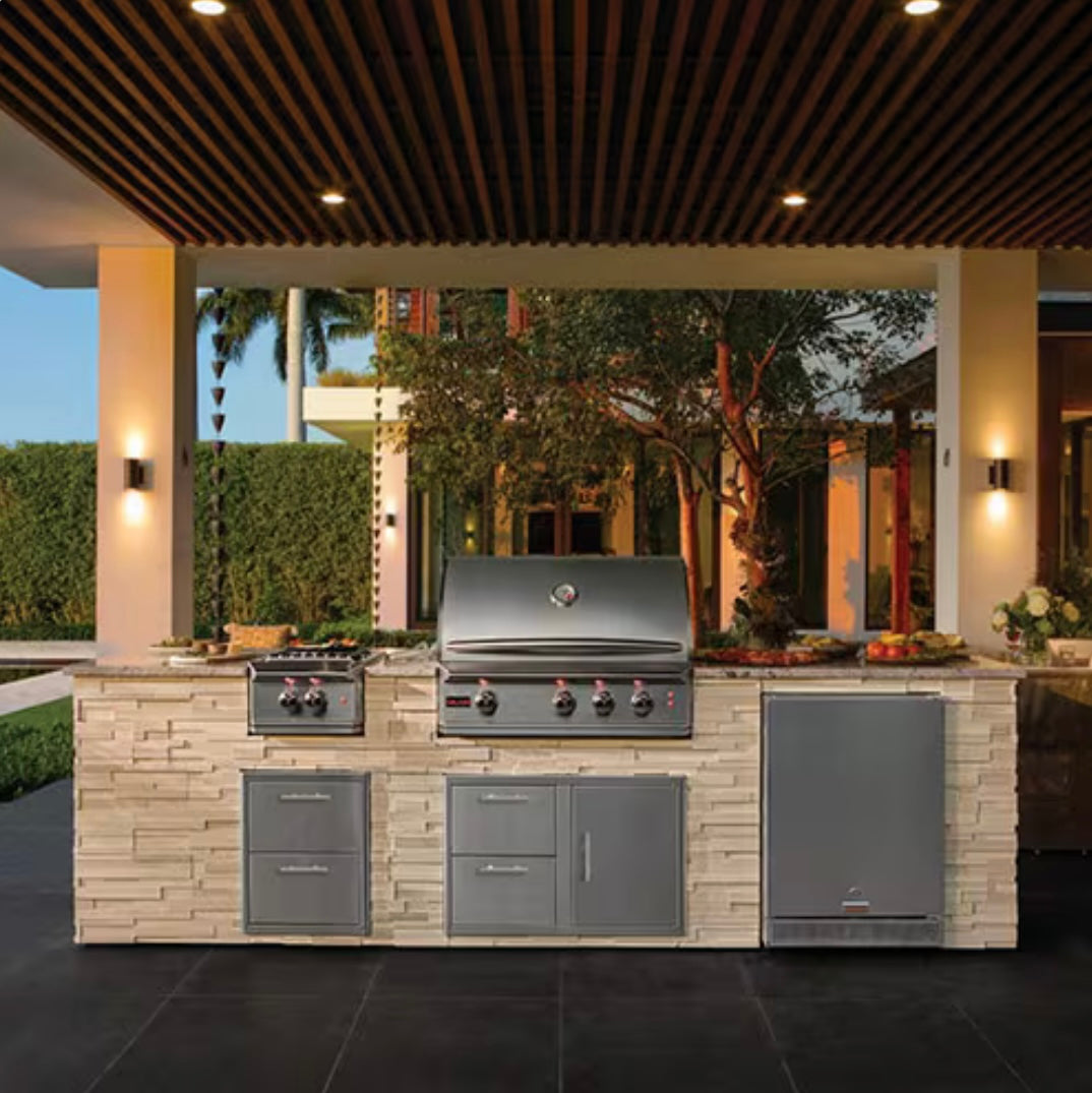 Tru Innovative Outdoor 10 Ft Deluxe Kitchen Island