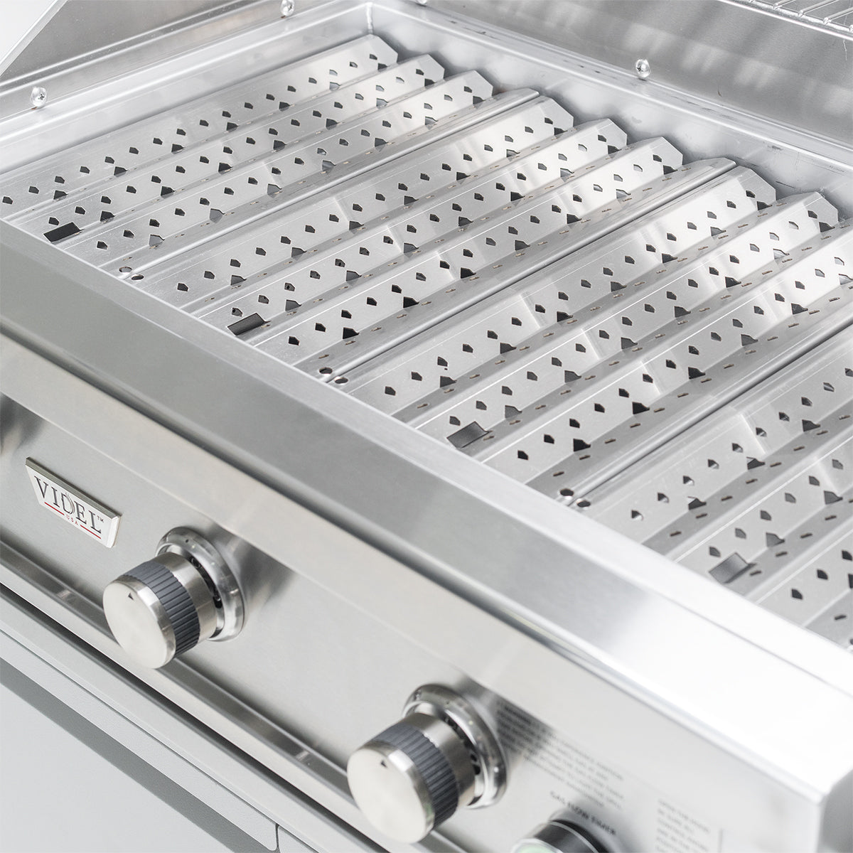 Videl USA - 36" Commercial Series 3-Burner Built-In Grill with 1-Hour Timer