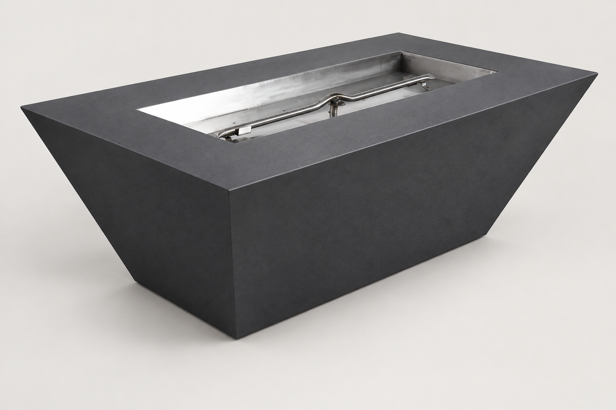 Atlantic fire pit in Graphite Grey