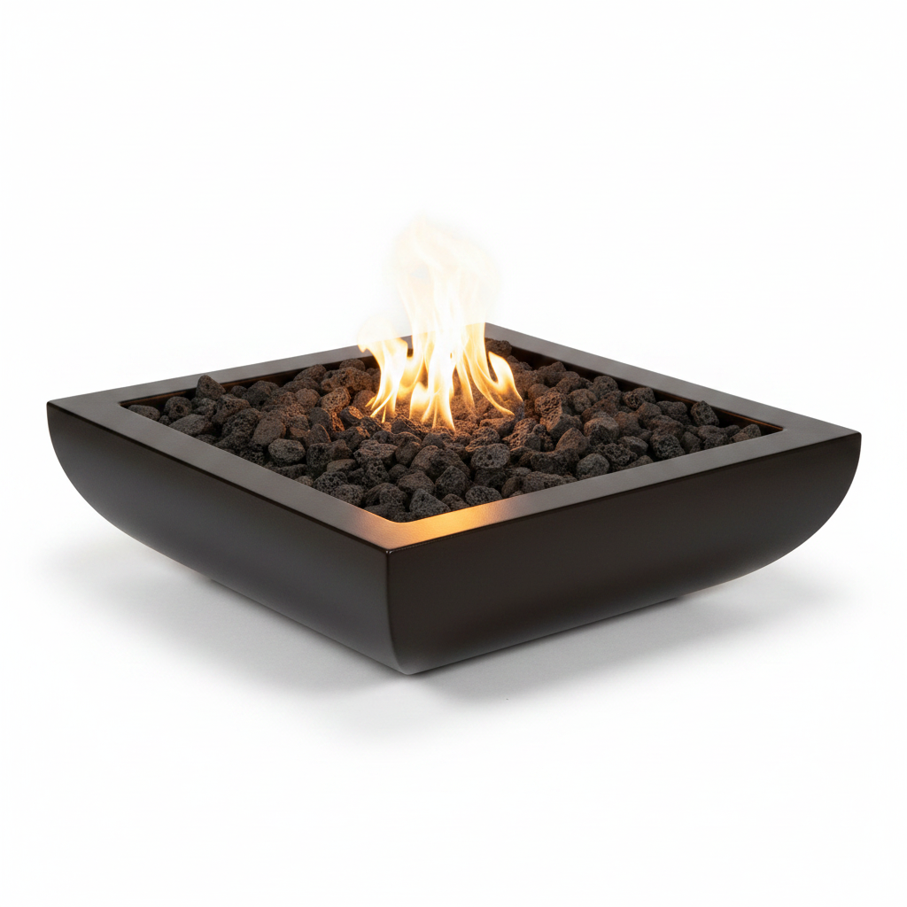Avalon Fire Bowl - Empire Bronze Powder Coat