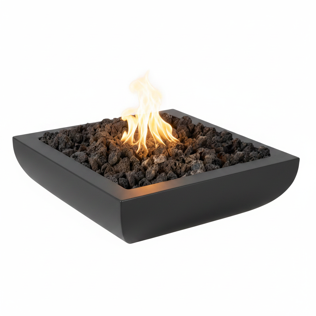 Avalon Fire Bowl - Graphite Grey Powder Coat