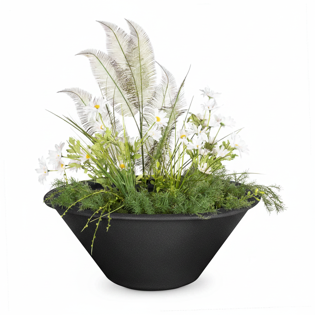 Cazo Planter Bowl - Graphite Gray