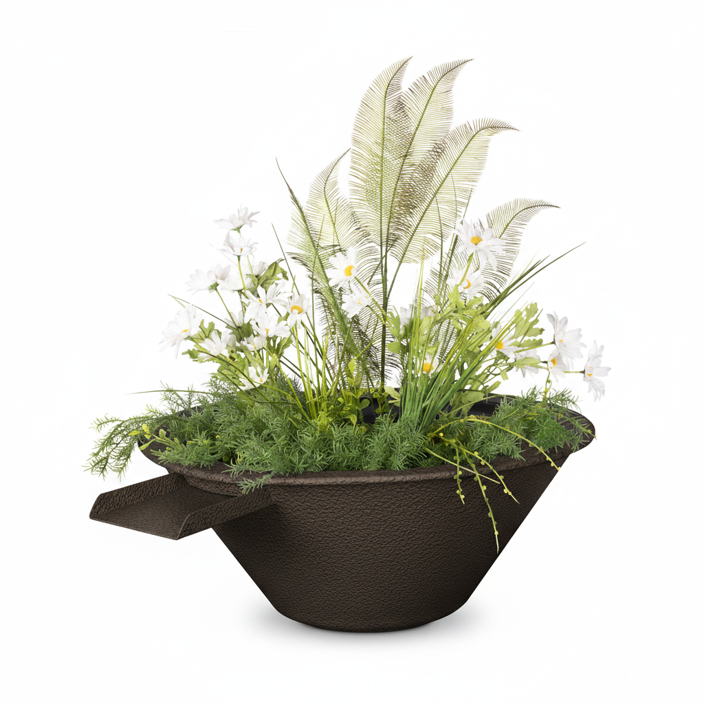 Cazo Planter - Bronze Hammertone