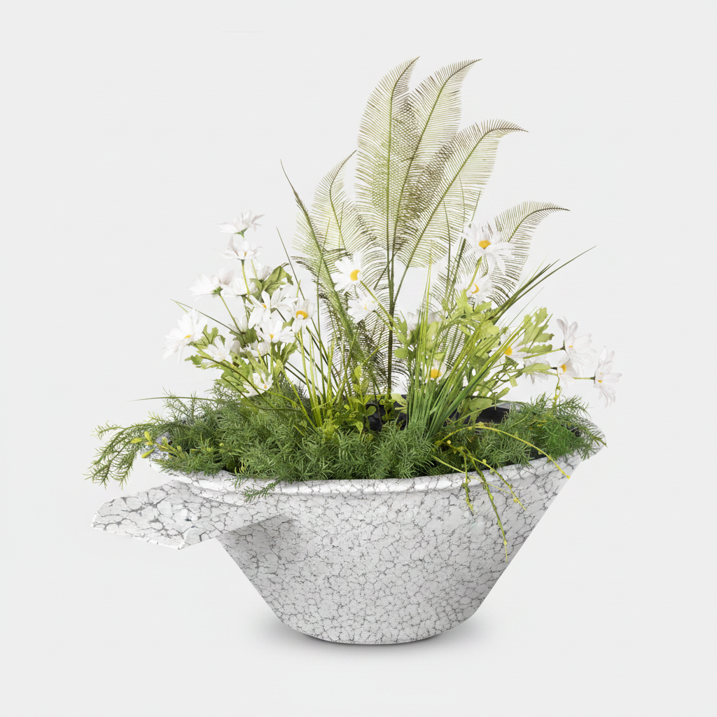 Cazo Planter - White Vein