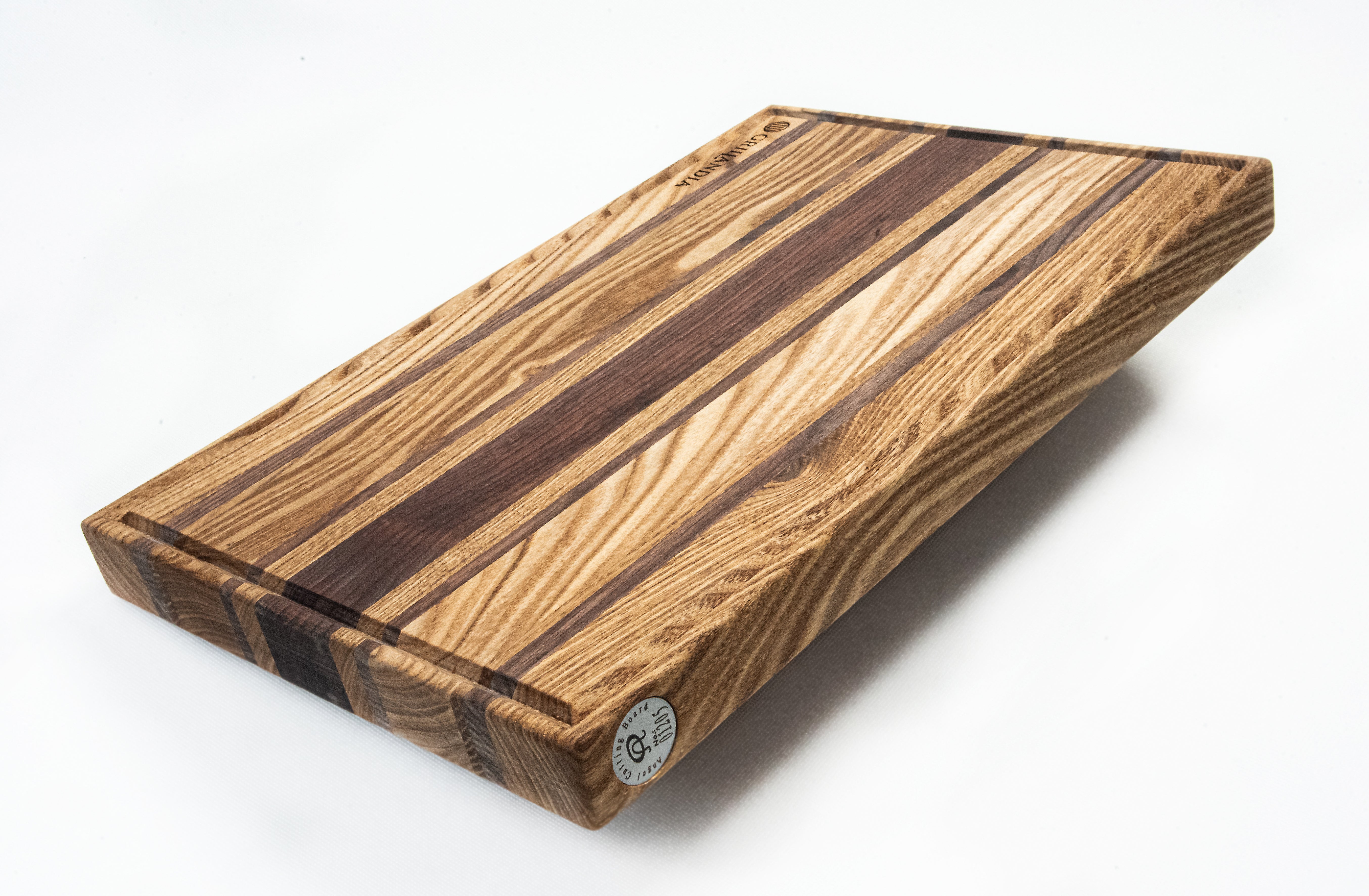 Grillandia Cutting Board & Serving Tray Outdoor Kitchen Accessory — Dual-Function Prep Surface