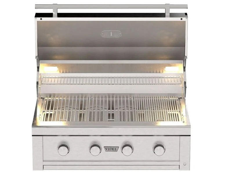 Videl - Signature Outdoor Kitchen Equipment Package III – 36" Grill, Griddle, Drawers, Doors and 9 Ft Frame