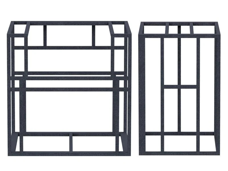 Videl - Signature Outdoor Kitchen Equipment Package I – 36" Grill + Double Doors + 6 Ft DIY Frame