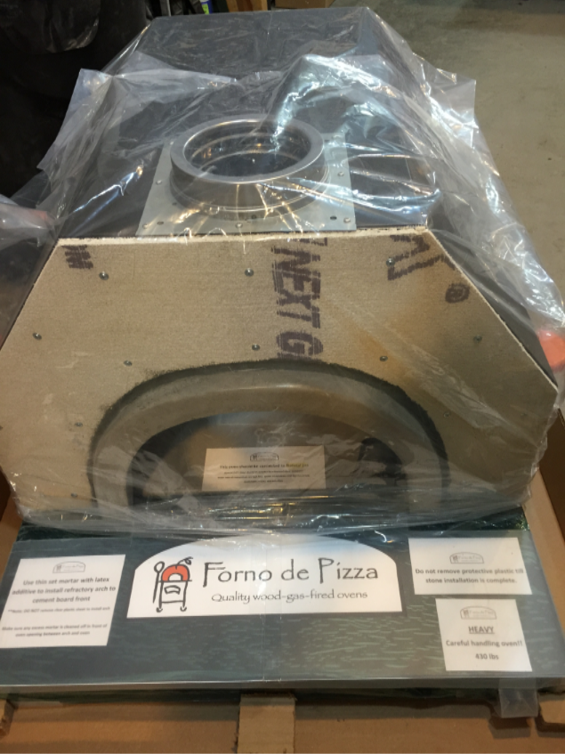 Forno de Pizza Di Napoli Pizza Oven cooking chamber