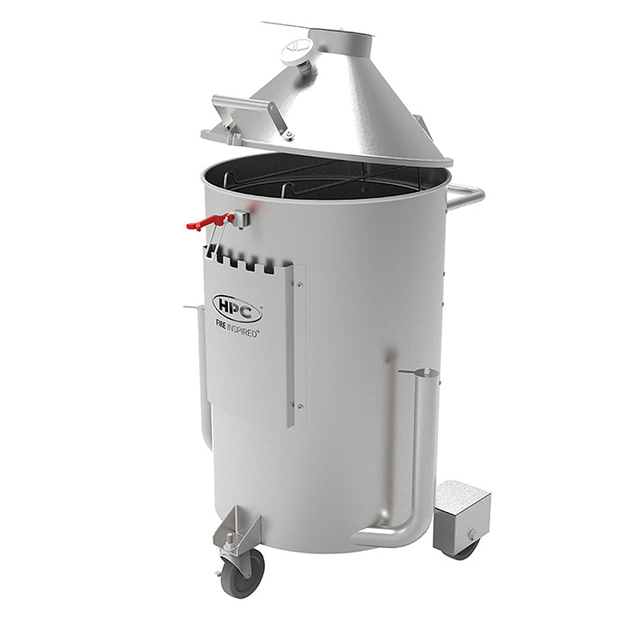 HPC - Assembled Drum Smoker - Stainless Steel