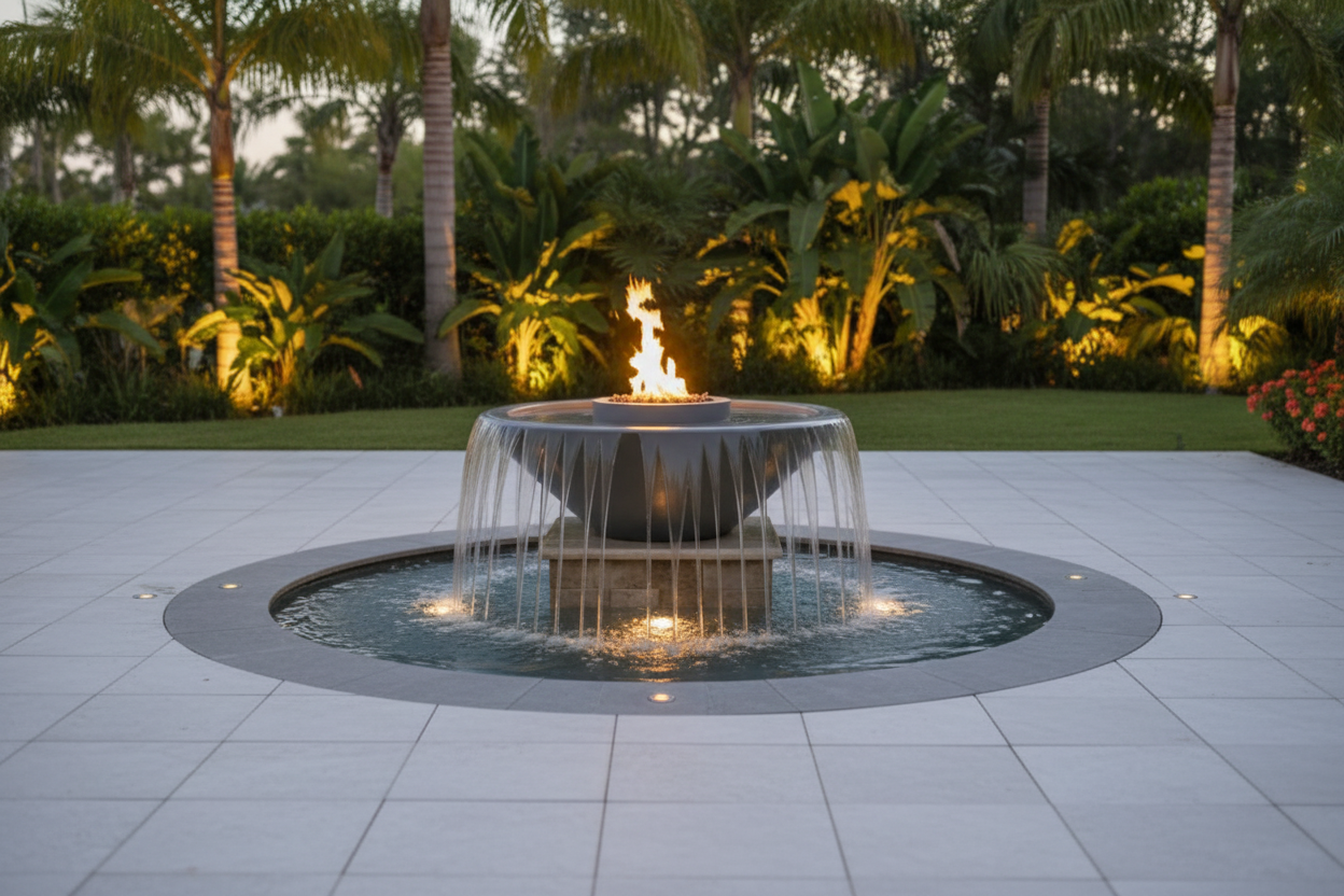 Luxury Fire and Water Feature