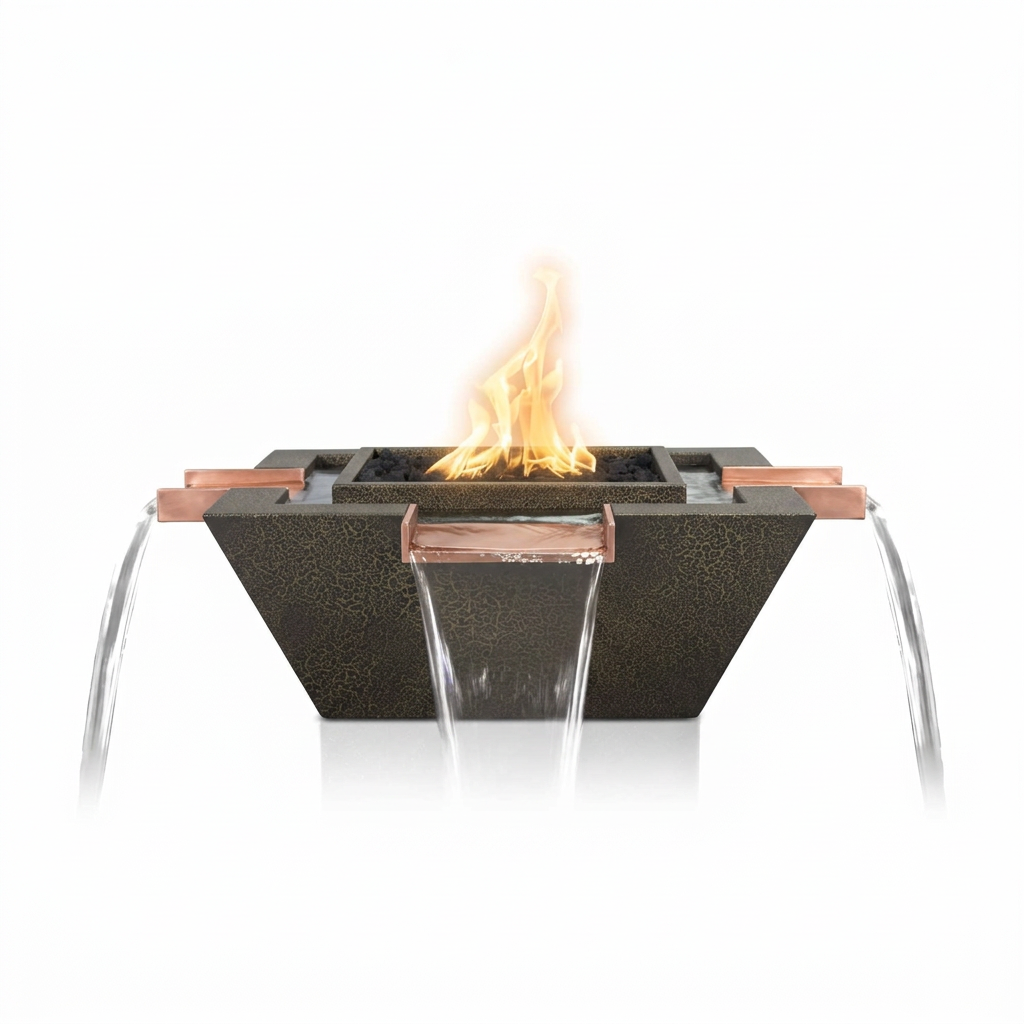 Maya 4-Way Spill bowl in Gold Vein
