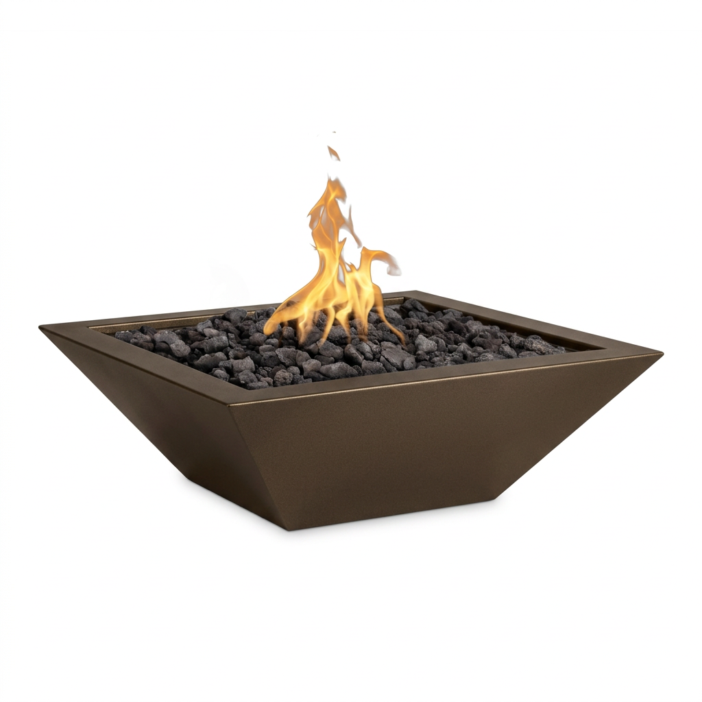 Maya Fire Bowl in Trophy Bronze
