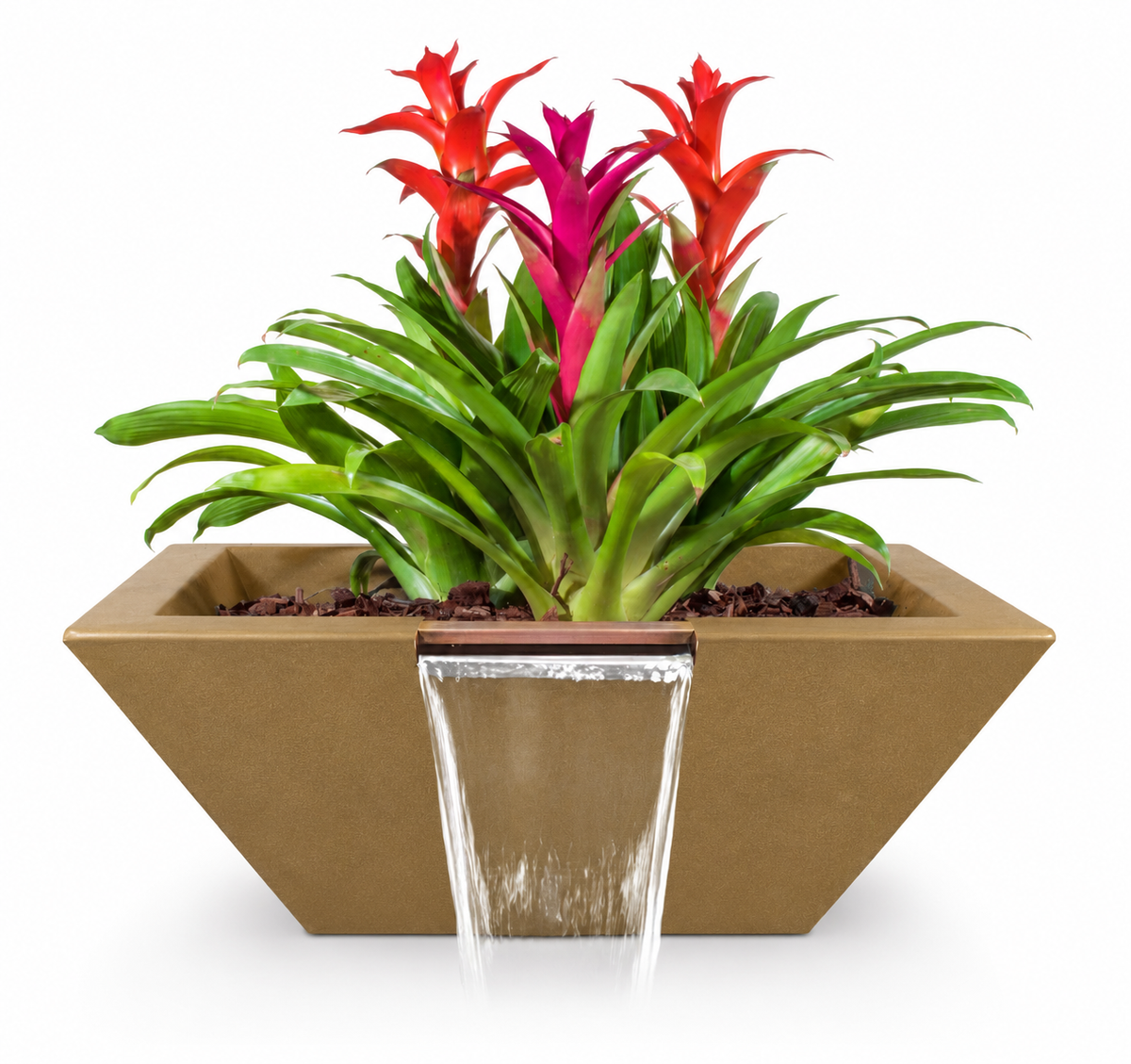 The Outdoor Plus Maya GFRC Planter & Water Bowl