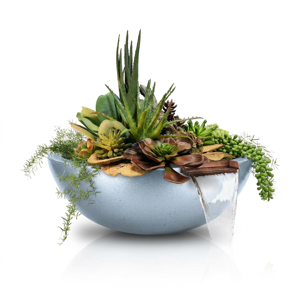 Metallic Silver bowl
