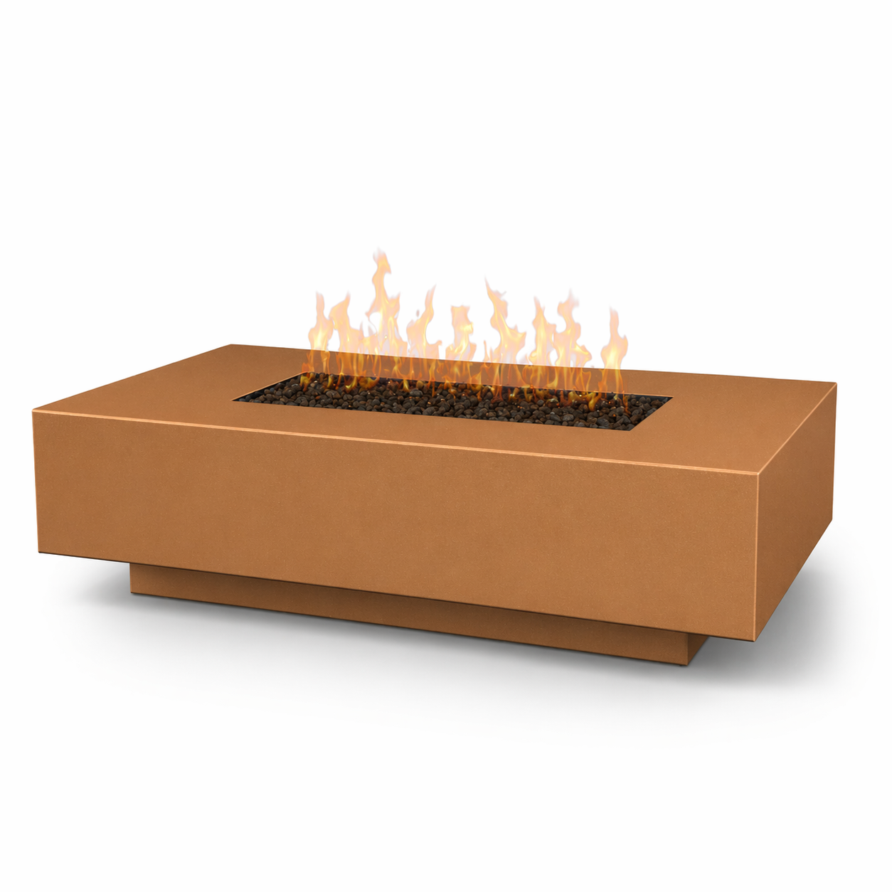The Outdoor Plus Cabo 56" Linear Fire Pit - GFRC Concrete
