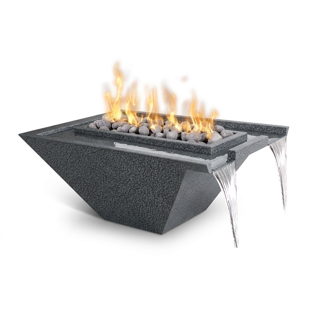 Nile Fire & Water Bowl in Grey Vein